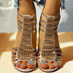Blaze – Radiant Crystal Strap Heels